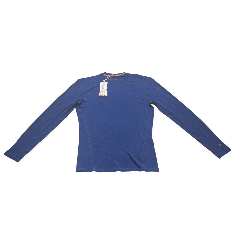 Smartwool Mens Sz S Classic Thermal‎ Merino Base Layer Crew Blue SW016349K39 NWT